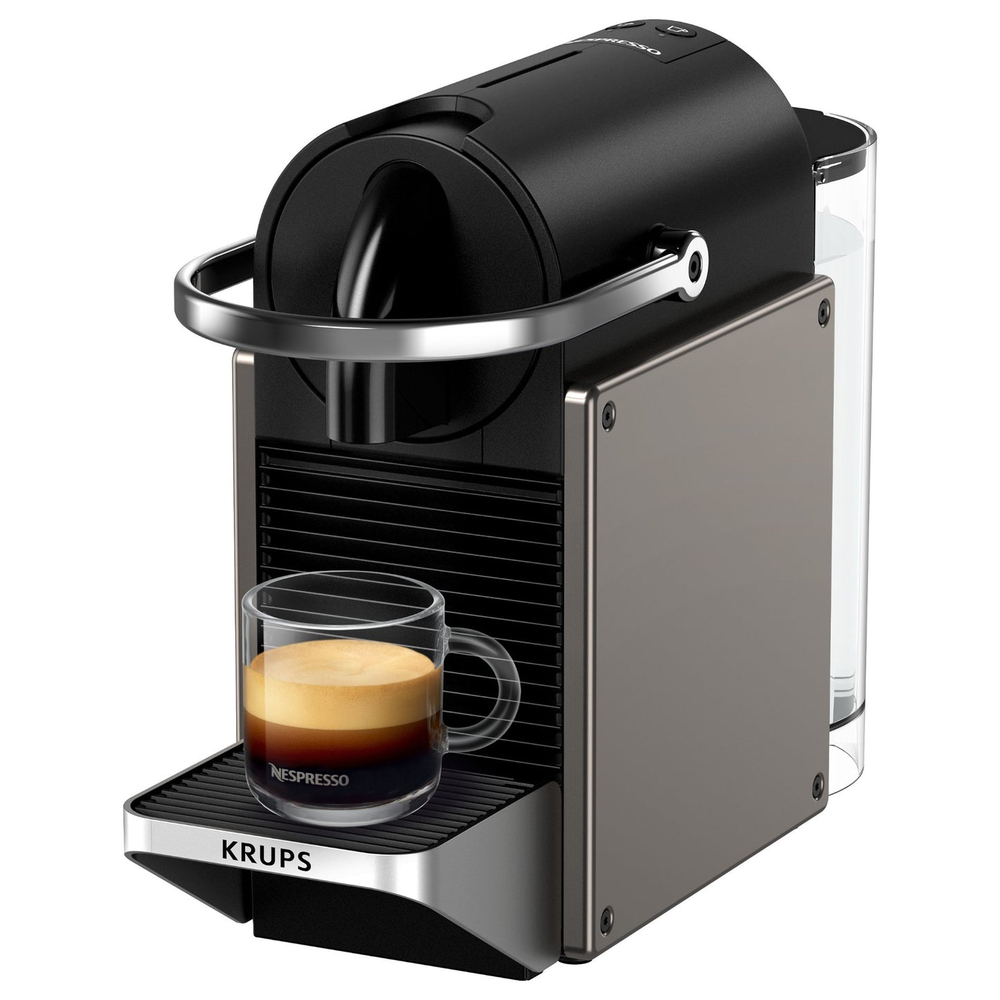 Nespresso XN 306 T Pixie Coffee Machine titan by Krups