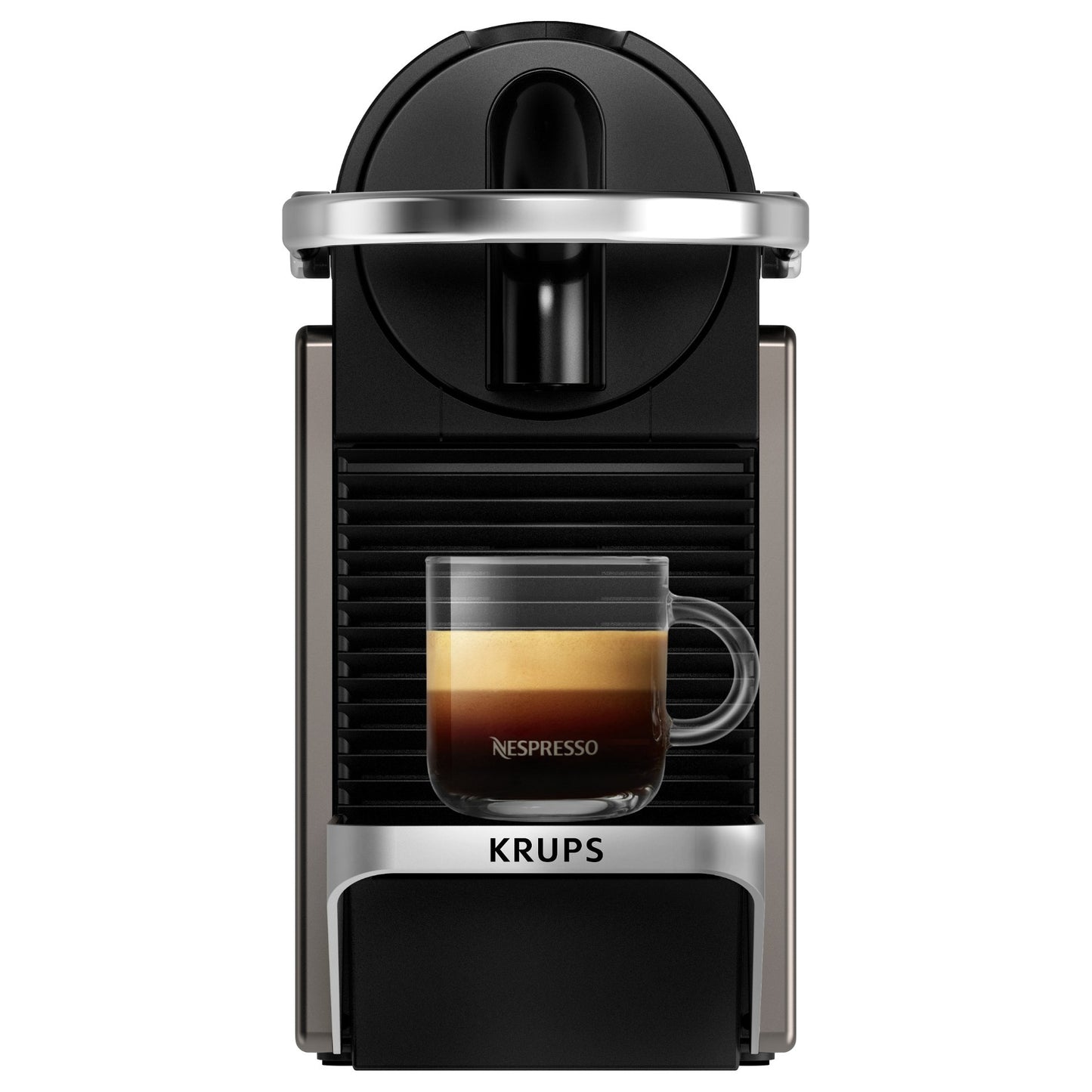 Nespresso XN 306 T Pixie Coffee Machine titan by Krups