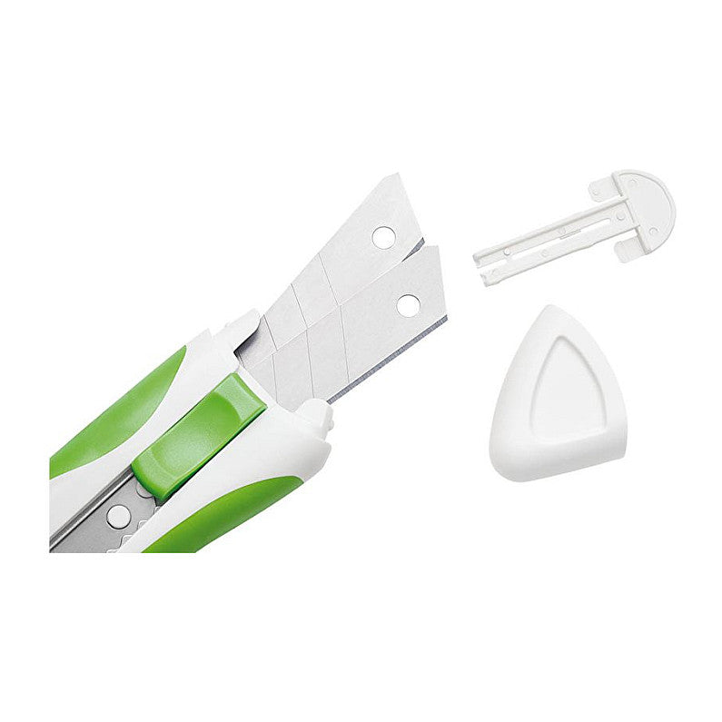 WEDO Cutter Soft 18 mm gn. Comfortline incl. 2 Klingen weiß