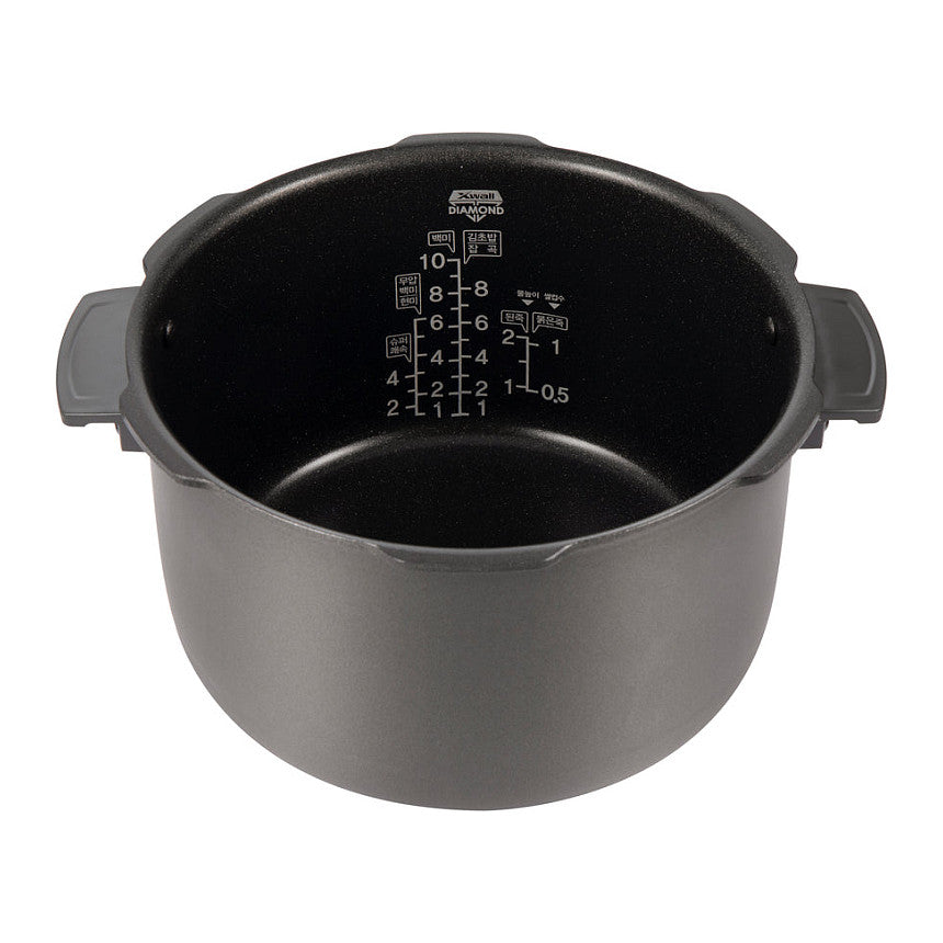 Cuckoo Reiskocher 1.80l CRP-ST1009F Twin Pressure grau