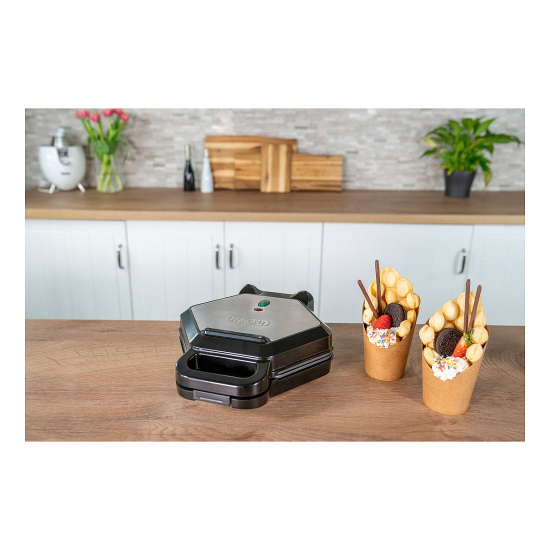 Unold 48245 Bobby Bubble Waffelmaker