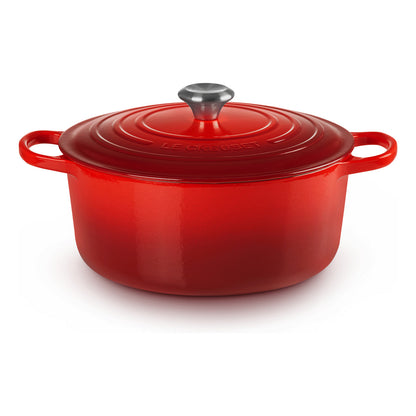 Le Creuset Signature Bräter rund 28 cm kirschrot