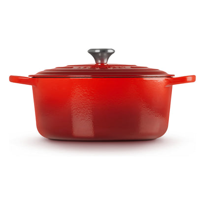 Le Creuset Signature Bräter rund 28 cm kirschrot