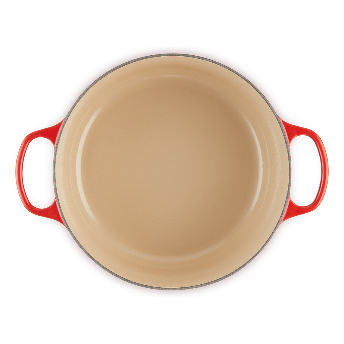 Le Creuset Signature Bräter rund 28 cm kirschrot