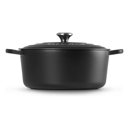 Le Creuset Signature Bräter rund 30 cm schwarz