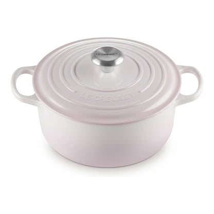 Le Creuset Signature Gusseisen- Bräter rund 24cm shellpink