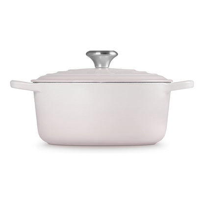 Le Creuset Signature Gusseisen- Bräter rund 24cm shellpink