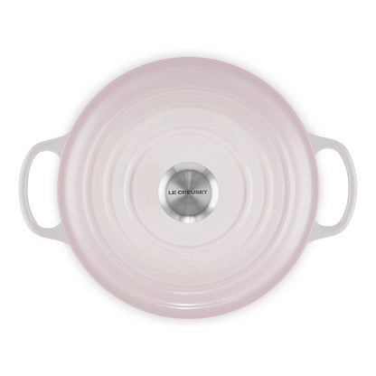 Le Creuset Signature Gusseisen- Bräter rund 24cm shellpink