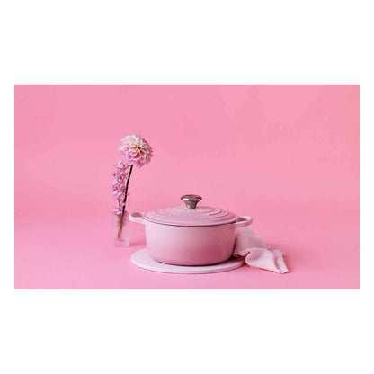 Le Creuset Signature Gusseisen- Bräter rund 24cm shellpink
