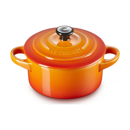 4x1 Le Creuset Mini Braeterset m.Deckel 10x5cm ofenrot