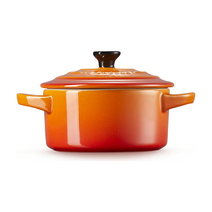 4x1 Le Creuset Mini Braeterset m.Deckel 10x5cm ofenrot
