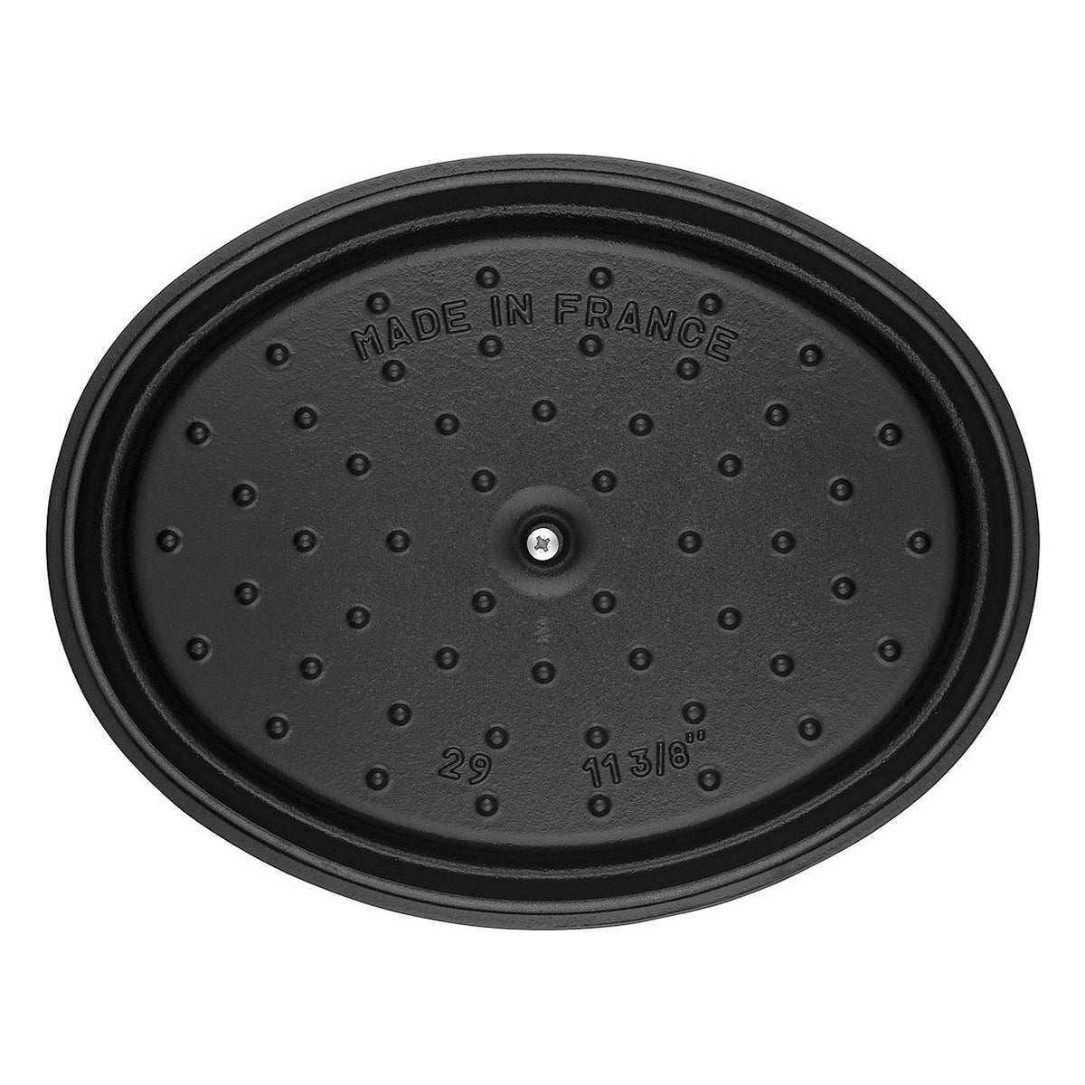 Staub La Cocotte 41cm oval schwarz. Gusseisen