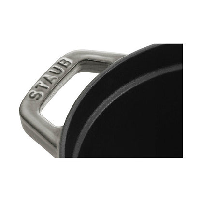 Staub La Cocotte 31cm oval Graphit-grau. Gusseisen