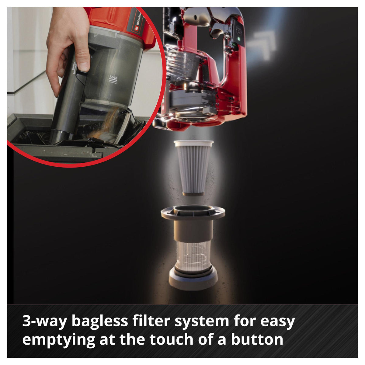 Einhell TE-SV 18 Li solo Akku-Stielstaubsauger