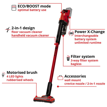 Einhell TE-SV 18 Li solo Akku-Stielstaubsauger