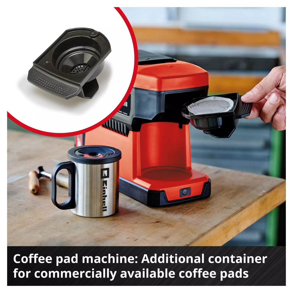 Einhell TE-CF 18 Li solo Akku-Kaffeemachine