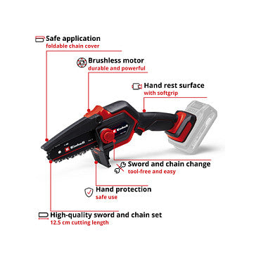 Einhell GE-PS 18/15 Li BL solo Akku-Astkettensge