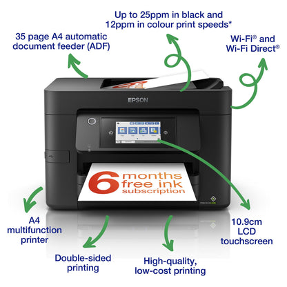 T EPSON WorkForce Pro WF-4820DWF 4-in-1 Tinten-Multifunktionsdrucker