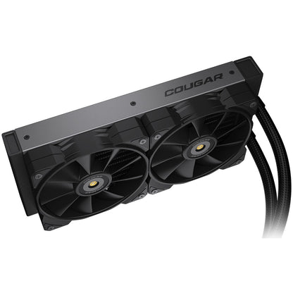 K COUGAR CPU Wasserkühlung Poseidon-GT 240. ARGB. Schwarz