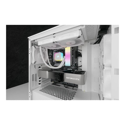 K CORSAIR WAK Cooling iCUE H100i RGB ELITE WHITE 240mm
