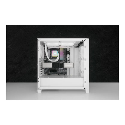 K CORSAIR WAK Cooling iCUE H100i RGB ELITE WHITE 240mm
