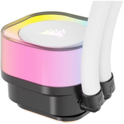 K CORSAIR WAK Cooling iCUE LINK H100i WHITE RGB AIO 240mm