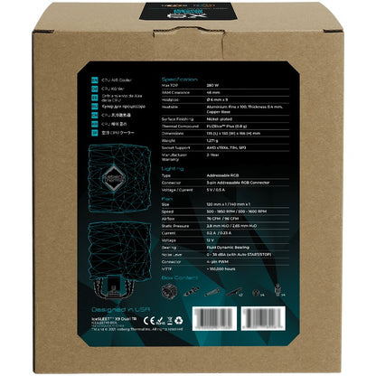 K ICEBERG THERMAL IceSLEET X9 Dual TR ARGB - Threadripper only