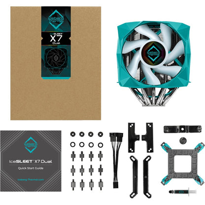 K ICEBERG THERMAL IceSLEET X7 Dual - ARGB - AM4/AM5/1200/1700