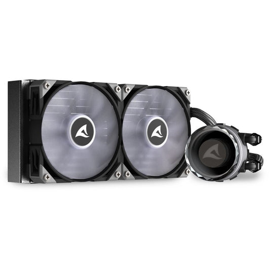 K Sharkoon Wasserkühlung S80 RGB 2 Lüfter 240mm schwarz