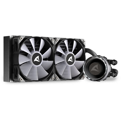 K Sharkoon Wasserkühlung S80 RGB 2 Lüfter 240mm schwarz