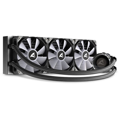 K Sharkoon Wasserkühlung S90 RGB 3 Lüfter 360mm schwarz