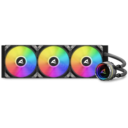 K Sharkoon Wasserkühlung S90 RGB 3 Lüfter 360mm schwarz