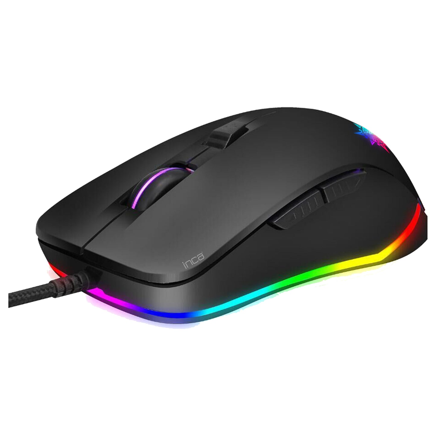 INCA Gaming Maus IMG-327 4800 DPI. RGB. 6 Tasten. USB. SW retail