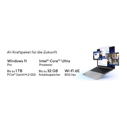 ASUS ExpertBook P5 14" U5-226V 16 512 P5405CSA-NZ0915X W11P