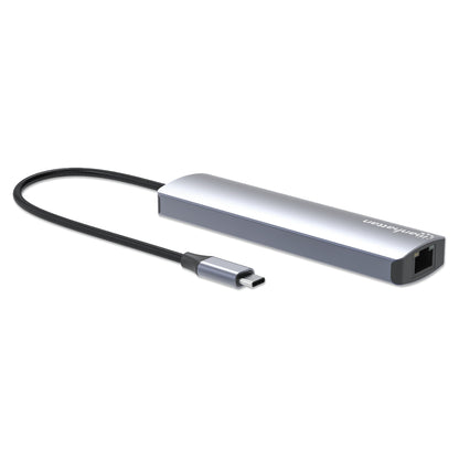 MANHATTAN 6-in-1 4K USB-C Dockingstation 1xHDMI 3xUSB 5 Gb/s
