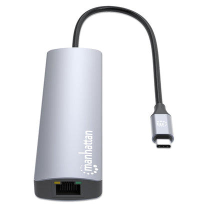 MANHATTAN 6-in-1 4K USB-C Dockingstation 1xHDMI 3xUSB 5 Gb/s