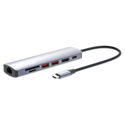 MANHATTAN 7-in-1 4K USB-C Dockingstation 1xHDMI 2xUSB 10Gb/s