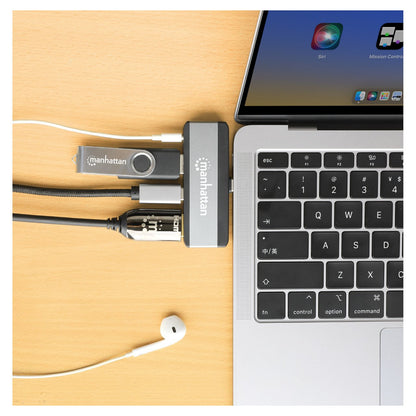 MANHATTAN USB-C PD auf HDMI 4-in-1 Mobile Dockingstation