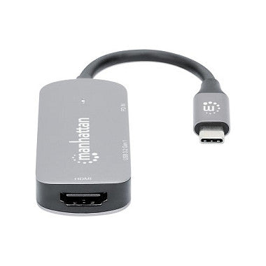 MANHATTAN USB-C auf HDMI 3-in-1 Docking-Konverter mit PD