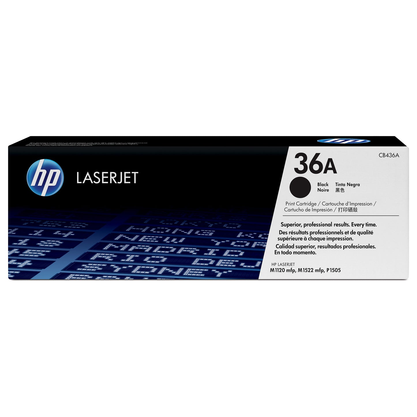 HP 36A original LaserJet Toner cartridge CB436A black standard capacity 2.000 pages 1-pack
