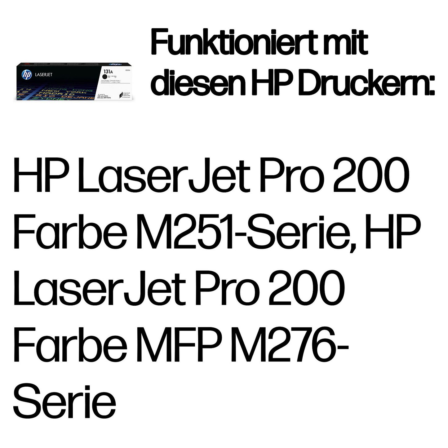HP 131A original Toner cartridge CF210A black standard capacity 1.520 pages 1-pack