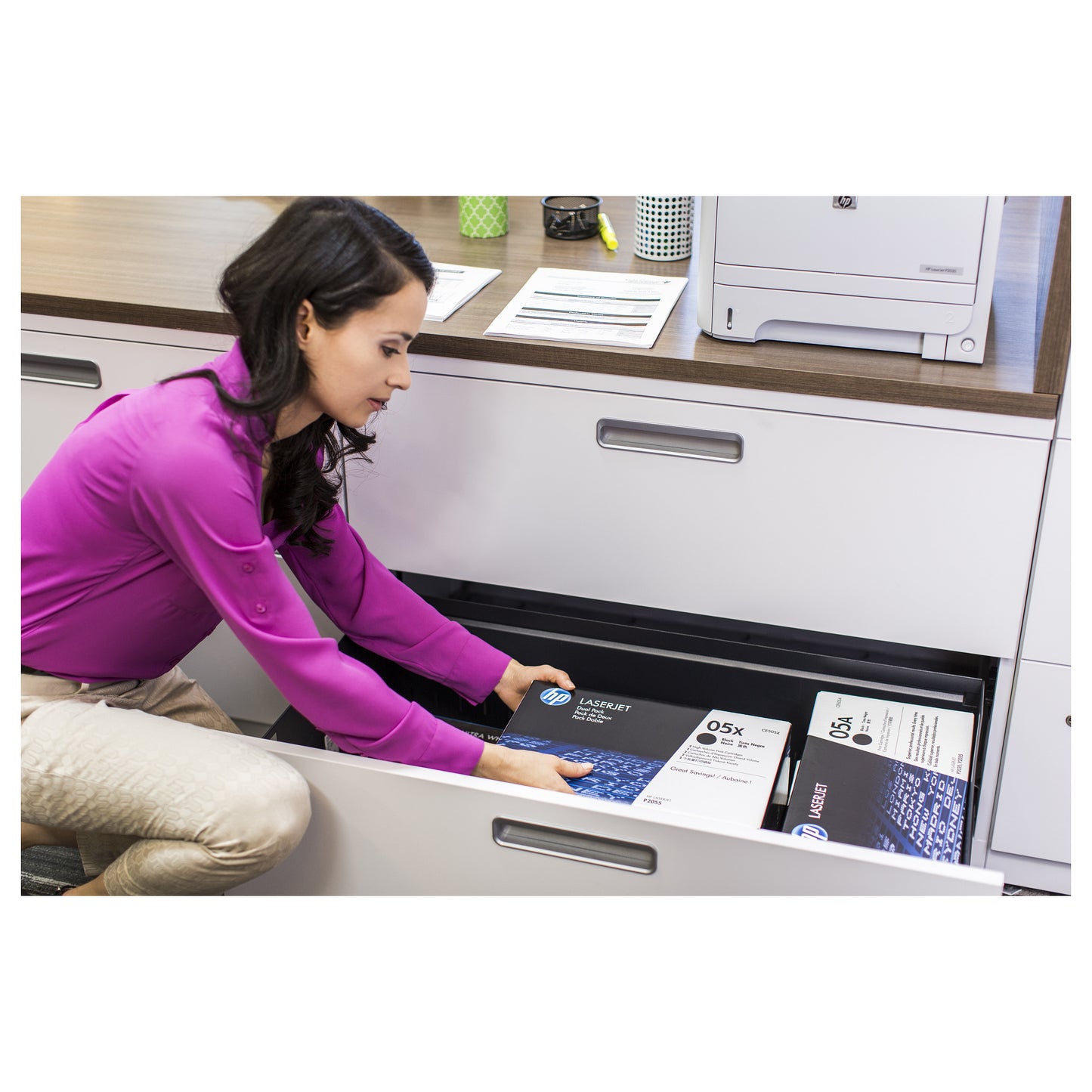 HP original LaserJet Toner cartridge CE505X black high capacity 6.500 pages 1-pack Smart Printing Technology