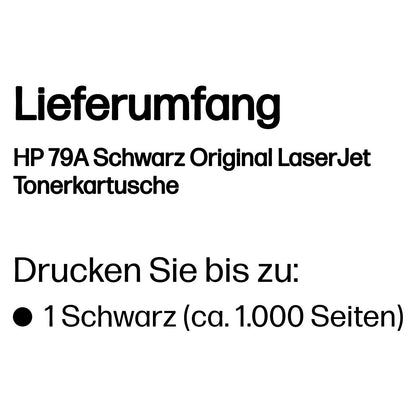 HP 79A original LaserJet Toner cartridge CF279A Black