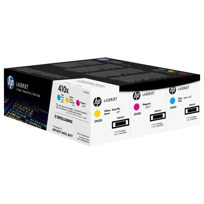 HP 410X original LaserJet Toner cartridge CF325XM Cyaan Magenta Yellow High Yield 3-pack