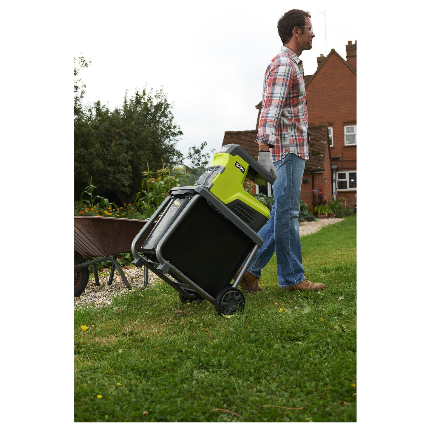Ryobi RSH3045U 3000 W Elektro-Leisehäcksler