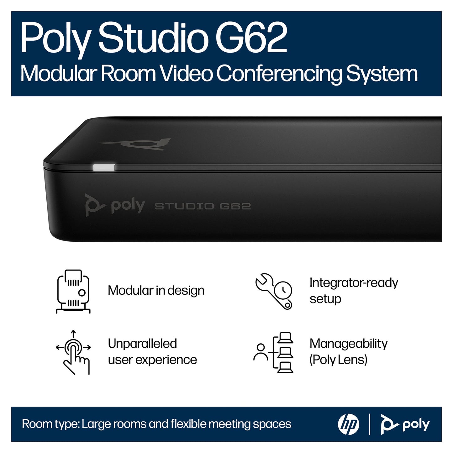 HP Poly Studio G62 VideoKF System +Halterung