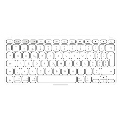 Logitech Keys-To-Go 2 Pale Grey - mobile kabellose Tastatur fr Tablets & Notebooks