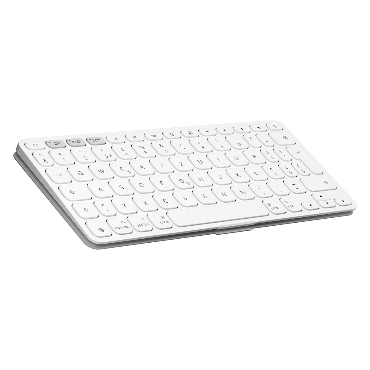 Logitech Keys-To-Go 2 Pale Grey - mobile kabellose Tastatur fr Tablets & Notebooks