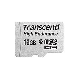 CARD _Transcend Hochbelastbare - Flash-Speicherkarte (microHC/SD-Adapter inbegriffen) - 16 GB