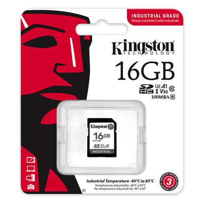 CARD Card 16GB Kingston HC Industrial -40C to 85C retail